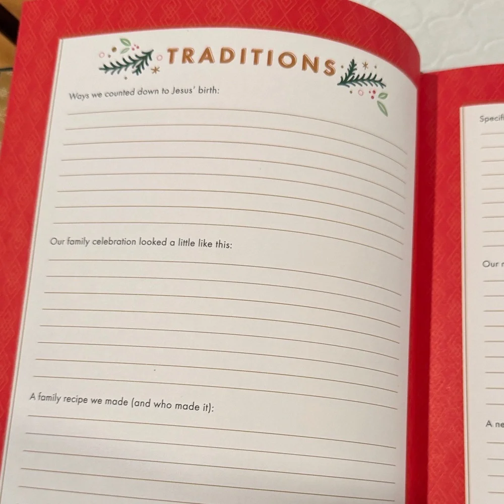 Candace Cameron Bure Inspirational Christmas Memory Book - Green